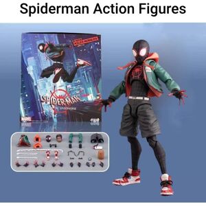 RYWOLT Miles Morales Spider-Man Across The Spider-Verse Action Figure 13cm PVC Toy - Xm RYWOLT Miles Morales Spider-Man Across The Spider-Verse Action Figure 13cm PVC Toy - Xm