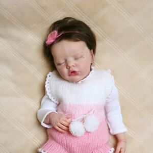 Unbranded Reborn Baby Doll 17 Inches Lifelike Newborn Sleeping Girl Twin B Vinyl Unpainted Unbranded Reborn Baby Doll 17 Inches Lifelike Newborn Sleeping Girl Twin B Vinyl Unpainted