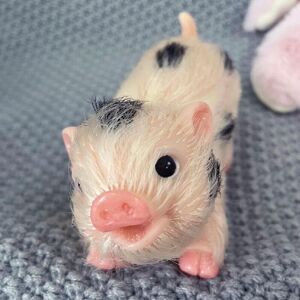 Unbranded 5 inch Full Body Silicone Piglet Dolls Lifelike Mini Reborn Piglet Newborn Smile Unbranded 5 inch Full Body Silicone Piglet Dolls Lifelike Mini Reborn Piglet Newborn Smile
