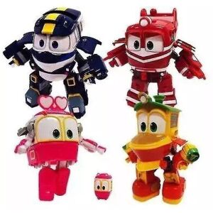 Unbranded 4pcs/set 8cm Robot Trains Transformation Kay Alf Dynamic Train Family Deformatio Unbranded 4pcs/set 8cm Robot Trains Transformation Kay Alf Dynamic Train Family Deformatio