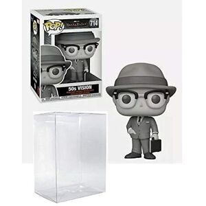 Funko Vision 50's Pop #714 Pop TV: Wanda Vision Vinyl Figure (Bundled with EcoTek Prot Funko Vision 50's Pop #714 Pop TV: Wanda Vision Vinyl Figure (Bundled with EcoTek Prot