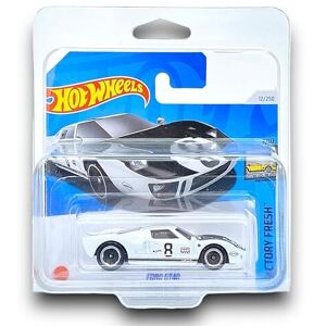 Hot Wheels Ford GT40 (Whie & Black) 2/10 Factory Fresh - 2024-12/250 (Short Card) - COMES I Hot Wheels Ford GT40 (Whie & Black) 2/10 Factory Fresh - 2024-12/250 (Short Card) - COMES I