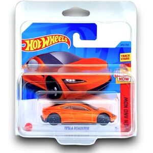 Hot Wheels Tesla Roadster (Orange) 9/10 Then and Now - 2023-249/250 (Short Card) - COMES IN Hot Wheels Tesla Roadster (Orange) 9/10 Then and Now - 2023-249/250 (Short Card) - COMES IN