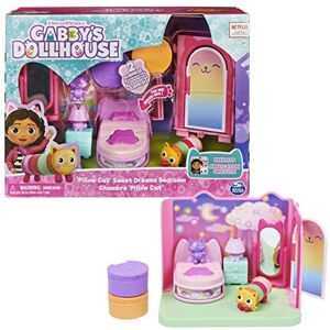 Gabby's Dollhouse, Sweet Dreams Bedroom with Pillow Cat Figure and 3 Accessories Gabby's Dollhouse, Sweet Dreams Bedroom with Pillow Cat Figure and 3 Accessories