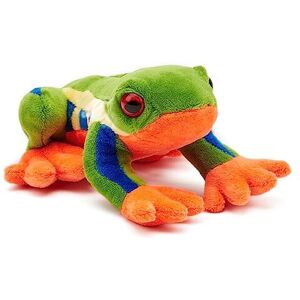 Zappi Co 100% Recycled Plush Tree Frog Toy (15cm Length) Stuffed Soft Cuddly Eco Friendly Zappi Co 100% Recycled Plush Tree Frog Toy (15cm Length) Stuffed Soft Cuddly Eco Friendly
