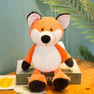 Unbranded (25cm, fox) 25cm Stuffed Lifelike Lion Tiger Elephant Monkey Leopard Giraffe Rac Unbranded (25cm, fox) 25cm Stuffed Lifelike Lion Tiger Elephant Monkey Leopard Giraffe Rac
