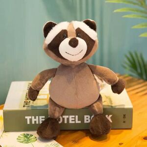 Unbranded (25cm, raccoon) 25cm Stuffed Lifelike Lion Tiger Elephant Monkey Leopard Giraffe Unbranded (25cm, raccoon) 25cm Stuffed Lifelike Lion Tiger Elephant Monkey Leopard Giraffe