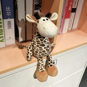 Unbranded (25cm, giraffe) 25cm Stuffed Lifelike Lion Tiger Elephant Monkey Leopard Giraffe Unbranded (25cm, giraffe) 25cm Stuffed Lifelike Lion Tiger Elephant Monkey Leopard Giraffe