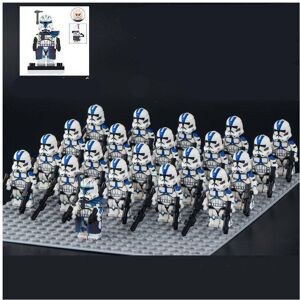 Unbranded 21Pcs/Set Star Wars 501st Clone Troopers Rex Minifigures Buildings Fit Lego Unbranded 21Pcs/Set Star Wars 501st Clone Troopers Rex Minifigures Buildings Fit Lego