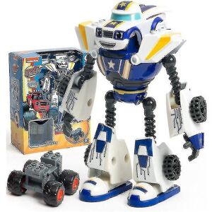 Unbranded (White) Blaze Monster Machines Anime Figure Cartoon Plastic/alloy Deformed Car A Unbranded (White) Blaze Monster Machines Anime Figure Cartoon Plastic/alloy Deformed Car A