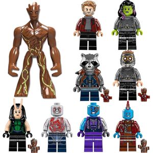 Unbranded 9pcs Guardians Of The Galaxy Minifigures Building Block Toys Unbranded 9pcs Guardians Of The Galaxy Minifigures Building Block Toys