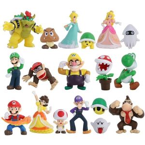 Unbranded 18pcs Super Mario Bros Action Figures Toys Yoshi Peach Princess Luigi Odyssey Do Unbranded 18pcs Super Mario Bros Action Figures Toys Yoshi Peach Princess Luigi Odyssey Do