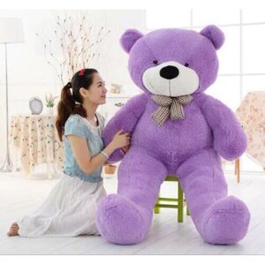 XYLFLY (purple, 80cm) 60-120cm Plush Soft Cotton Toy Teddy Bear Big Stuffed Animal Gift XYLFLY (purple, 80cm) 60-120cm Plush Soft Cotton Toy Teddy Bear Big Stuffed Animal Gift