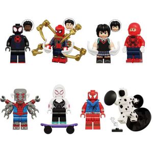 Gacloz 8PCS Across the Spider-Verse Minifigures Building Blocks Spider-Man Figure Toys Gacloz 8PCS Across the Spider-Verse Minifigures Building Blocks Spider-Man Figure Toys