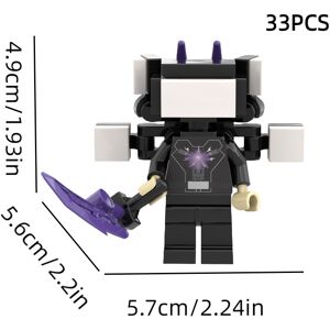 Unbranded (Style H) Skibidi Building Toilet Blocks Toy Titan Monitor Sound Man Tvman Kids Unbranded (Style H) Skibidi Building Toilet Blocks Toy Titan Monitor Sound Man Tvman Kids