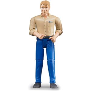 Bruder 60006 bworld Man with Light Skin/Blue Jeans Toy Figure Bruder 60006 bworld Man with Light Skin/Blue Jeans Toy Figure