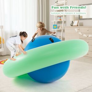 Costway Inflatable Bouncy Climber Dome Rocker 227cm Bounce Space Ship Toy Costway Inflatable Bouncy Climber Dome Rocker 227cm Bounce Space Ship Toy