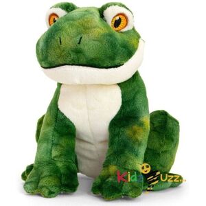 KidzBuzz 18cm Keeleco Frog Soft Toy 100% Recycled Plush Eco Soft Toy KidzBuzz 18cm Keeleco Frog Soft Toy 100% Recycled Plush Eco Soft Toy