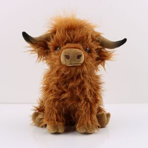Unbranded 25cm Scottish Highland Cow Plush Toy - Realistic, Soft, Skin-Friendly, Long-Hair Unbranded 25cm Scottish Highland Cow Plush Toy - Realistic, Soft, Skin-Friendly, Long-Hair