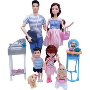 Unbranded (BathRoom) Happy Playset Family Pregnant Mom Dad Baby Doll Stroller Bed Toy Acce Unbranded (BathRoom) Happy Playset Family Pregnant Mom Dad Baby Doll Stroller Bed Toy Acce
