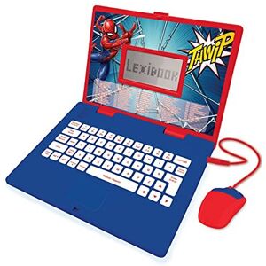 Lexibook JC598SPi2 Spider-Man-Educational and Bilingual Laptop Spanish/English-Toy for Ch Lexibook JC598SPi2 Spider-Man-Educational and Bilingual Laptop Spanish/English-Toy for Ch