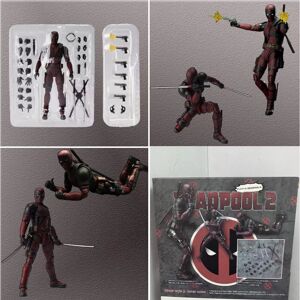 New Deadpool 2 Deadpool Marvel 6" SHF Action Figure KO Ver in Hand New Deadpool 2 Deadpool Marvel 6" SHF Action Figure KO Ver in Hand