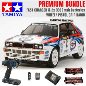 TAMIYA RC 58569 Lancia Delta Integrale XV-01 4WD 1:10 Premium Wheel Radio Bundle TAMIYA RC 58569 Lancia Delta Integrale XV-01 4WD 1:10 Premium Wheel Radio Bundle