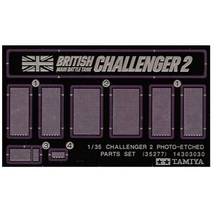 TAMIYA 35277 Challenger 2 Photo-etched part 1:35 Military Model Kit TAMIYA 35277 Challenger 2 Photo-etched part 1:35 Military Model Kit