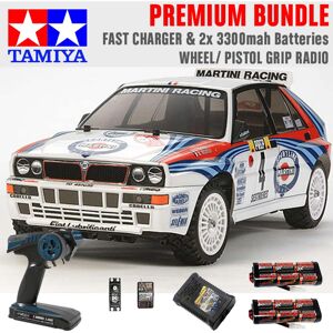 TAMIYA RC 58570 Lancia Delta (TT-02) 1:10 Premium Wheel Radio Bundle TAMIYA RC 58570 Lancia Delta (TT-02) 1:10 Premium Wheel Radio Bundle