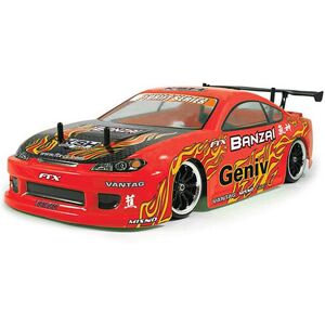FTX Banzai 1/10 4WD Brushed Drift RTR RC Car with Batt, Chgr & 2.4ghz Radio Red FTX Banzai 1/10 4WD Brushed Drift RTR RC Car with Batt, Chgr & 2.4ghz Radio Red