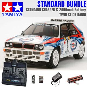 TAMIYA RC 58569 Lancia Delta Integrale XV01 4WD 1:10 Standard Stick Radio Bundle TAMIYA RC 58569 Lancia Delta Integrale XV01 4WD 1:10 Standard Stick Radio Bundle