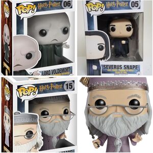 Harry Potter Funko-Style 3 Figure Set: Lord Voldemort, Snape & Dumbledore - Bran Harry Potter Funko-Style 3 Figure Set: Lord Voldemort, Snape & Dumbledore - Bran