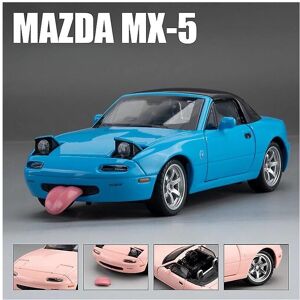 Unbranded (Blue) 1/32 Mazda Mx-5 Miniature Diecast Mx5 Roadster Toy Car Model Sound Unbranded (Blue) 1/32 Mazda Mx-5 Miniature Diecast Mx5 Roadster Toy Car Model Sound