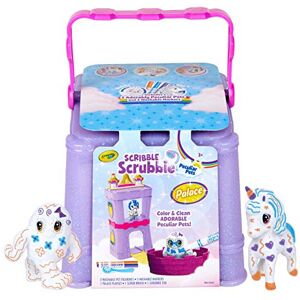 Crayola Scribble Scrubbie Peculiar Pets, Palace Playset with Unicorn and Yeti Ki Crayola Scribble Scrubbie Peculiar Pets, Palace Playset with Unicorn and Yeti Ki