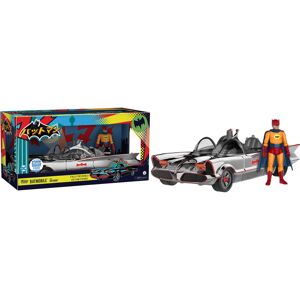 FUNKO ACTION FIGURE: CHROME BATMOBILE WITH BATMAN LIMITED TO 1500 PIECES FUNKO ACTION FIGURE: CHROME BATMOBILE WITH BATMAN LIMITED TO 1500 PIECES