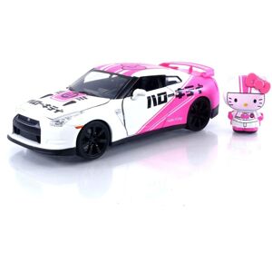 Jada Toys Toyko Speed 1:24 2009 Nissan GT-R R35 Die-cast Car & Hello Kitty Racin Jada Toys Toyko Speed 1:24 2009 Nissan GT-R R35 Die-cast Car & Hello Kitty Racin