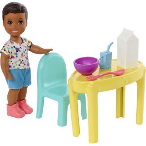Barbie Skipper Babysitters, Inc. Doll & Accessories Set with Table, Chair, Oatme Barbie Skipper Babysitters, Inc. Doll & Accessories Set with Table, Chair, Oatme