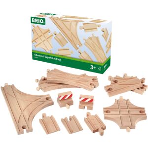 Brio World 33307 - Advanced Expansion Pack - 11 Piece Set of Wooden Train Tracks Brio World 33307 - Advanced Expansion Pack - 11 Piece Set of Wooden Train Tracks