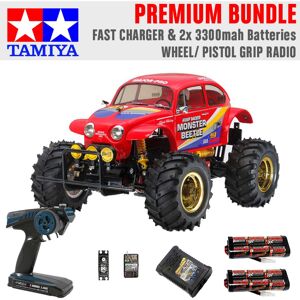 TAMIYA RC 58618 Monster Beetle 2015 off road 1:10 Premium Wheel Radio Bundle TAMIYA RC 58618 Monster Beetle 2015 off road 1:10 Premium Wheel Radio Bundle