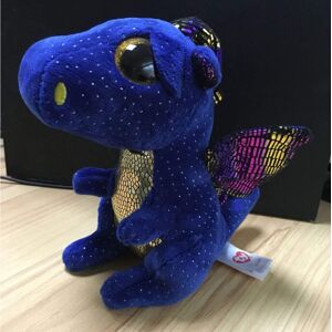 Ty Beanies boos Beanie Boo Blue Dragon Saffire 6" Plush Soft Stuffed Animal Toy Ty Beanies boos Beanie Boo Blue Dragon Saffire 6" Plush Soft Stuffed Animal Toy