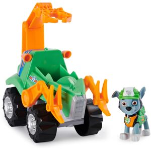 Paw Patrol, Dino Rescue RockyAs Deluxe Rev Up Vehicle with Mystery Dinosaur Figu Paw Patrol, Dino Rescue RockyAs Deluxe Rev Up Vehicle with Mystery Dinosaur Figu