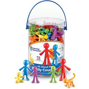 Learning Resources All About Me Family Counters, Set of 72, Ages 3+, SEL, Sensor Learning Resources All About Me Family Counters, Set of 72, Ages 3+, SEL, Sensor
