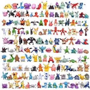 Unbranded 144 Pcs/lot Mini Pokemon Figure Pikachu Kids Model Toys 2-3cm Kawaii Figurine Pv Unbranded 144 Pcs/lot Mini Pokemon Figure Pikachu Kids Model Toys 2-3cm Kawaii Figurine Pv