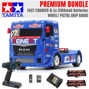TAMIYA RC 58642 Team Reinert Racing MAN TT-01E 1:10 Premium Wheel Radio Bundle TAMIYA RC 58642 Team Reinert Racing MAN TT-01E 1:10 Premium Wheel Radio Bundle