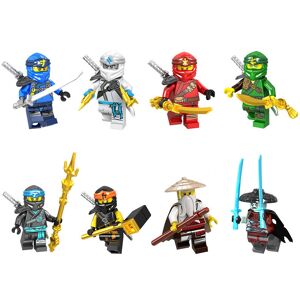 Unbranded Ninja Building Blocks Ninjago Minifigure Kids Toy Gifts 8pcs Set Fit Lego Unbranded Ninja Building Blocks Ninjago Minifigure Kids Toy Gifts 8pcs Set Fit Lego
