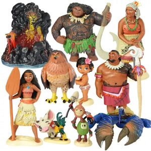 glamdesign 10pcs Moana Figure Doll Play Set Figurine Toys Cake Topper Collectable glamdesign 10pcs Moana Figure Doll Play Set Figurine Toys Cake Topper Collectable