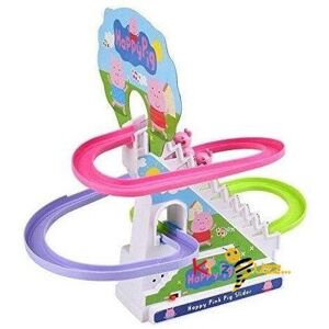 KidzBuzz MUSICAL STAIR CLIMBING TOYS SLIDE TRACK W/ LIGHT KidzBuzz MUSICAL STAIR CLIMBING TOYS SLIDE TRACK W/ LIGHT
