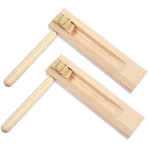 Unbranded 2 Pcs Wooden Ratchet Sound Toys Wooden Matraca Rotating Hand Musical Instruments Unbranded 2 Pcs Wooden Ratchet Sound Toys Wooden Matraca Rotating Hand Musical Instruments