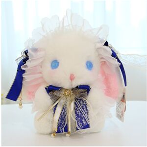 Unbranded (Blue, 25cm/9.84in) Lolita Rabbit Childrens Plush Toy Doll Keychain Pendant Pp Unbranded (Blue, 25cm/9.84in) Lolita Rabbit Childrens Plush Toy Doll Keychain Pendant Pp