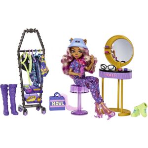 Monster Cable Doll and Fashion Playset, Clawdeen Wolf Doll and Accessories, Boutique Dress-Up Monster Cable Doll and Fashion Playset, Clawdeen Wolf Doll and Accessories, Boutique Dress-Up